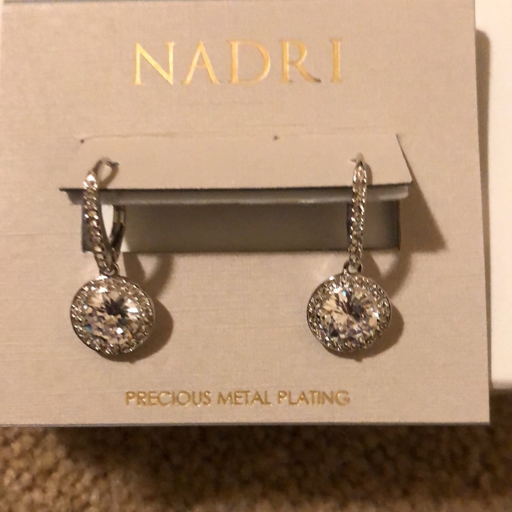 Earrings cubic zirconia NEW Nadri
